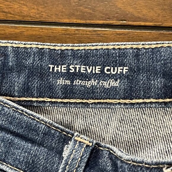 Adriano Goldschmied Women's The Stevie Cuff Jean medium wash size 25 - Picture 5 of 12